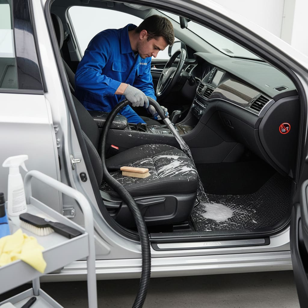 Interior deep cleaning and shampoo